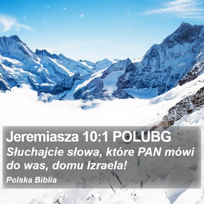 Jeremiasza 10:1 POLUBG Bible Verse Image