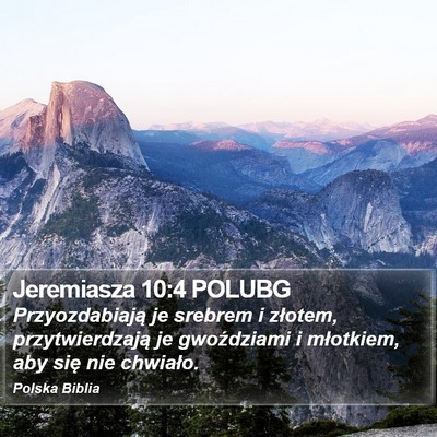 Jeremiasza 10:4 POLUBG Bible Verse Image