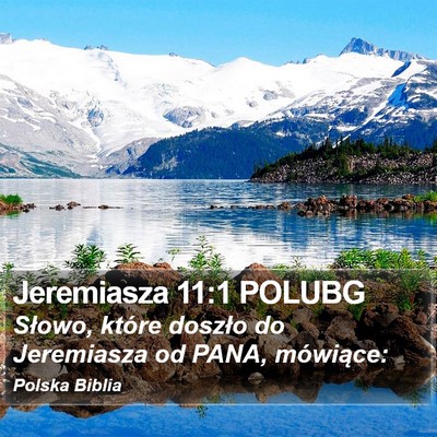 Jeremiasza 11:1 POLUBG Bible Verse Image