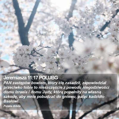 Jeremiasza 11:17 POLUBG Bible Verse Image