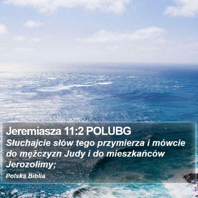 Jeremiasza 11:2 POLUBG Bible Verse Image