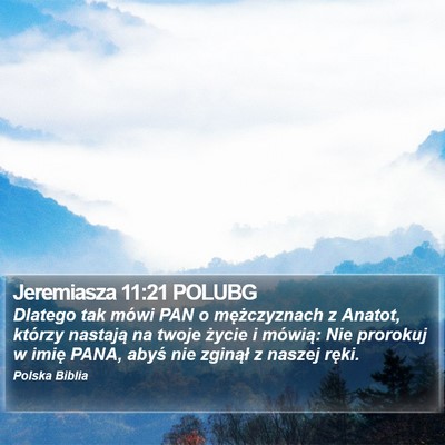 Jeremiasza 11:21 POLUBG Bible Verse Image