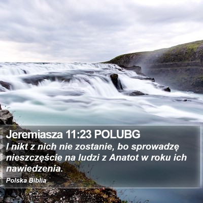 Jeremiasza 11:23 POLUBG Bible Verse Image