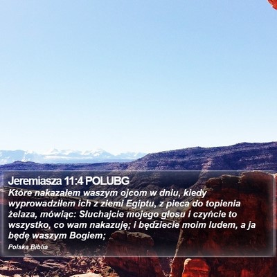 Jeremiasza 11:4 POLUBG Bible Verse Image