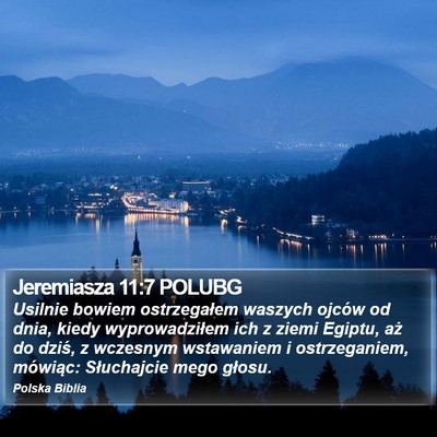 Jeremiasza 11:7 POLUBG Bible Verse Image