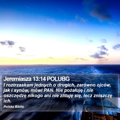 Jeremiasza 13:14 POLUBG Bible Verse Image