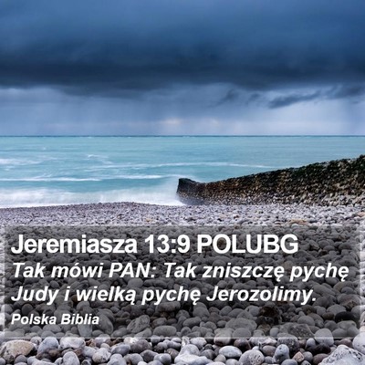 Jeremiasza 13:9 POLUBG Bible Verse Image