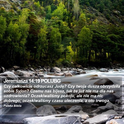 Jeremiasza 14:19 POLUBG Bible Verse Image