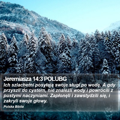 Jeremiasza 14:3 POLUBG Bible Verse Image