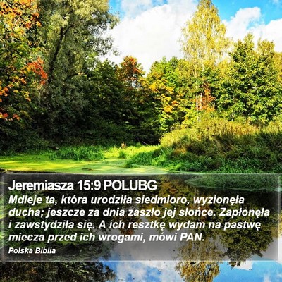 Jeremiasza 15:9 POLUBG Bible Verse Image