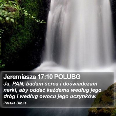 Jeremiasza 17:10 POLUBG Bible Verse Image