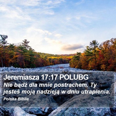 Jeremiasza 17:17 POLUBG Bible Verse Image