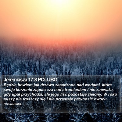 Jeremiasza 17:8 POLUBG Bible Verse Image