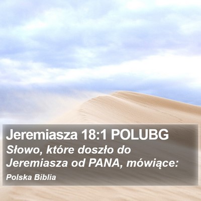 Jeremiasza 18:1 POLUBG Bible Verse Image