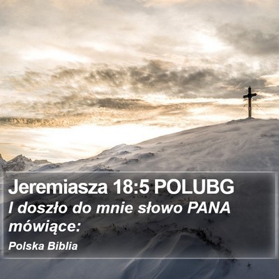Jeremiasza 18:5 POLUBG Bible Verse Image