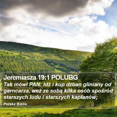 Jeremiasza 19:1 POLUBG Bible Verse Image