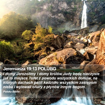 Jeremiasza 19:13 POLUBG Bible Verse Image