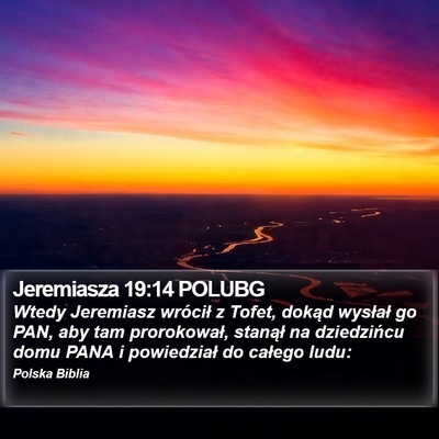 Jeremiasza 19:14 POLUBG Bible Verse Image