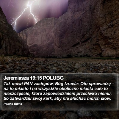 Jeremiasza 19:15 POLUBG Bible Verse Image