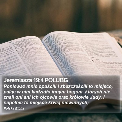Jeremiasza 19:4 POLUBG Bible Verse Image