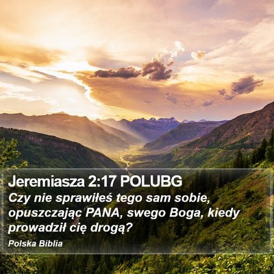 Jeremiasza 2:17 POLUBG Bible Verse Image