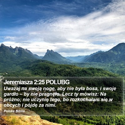 Jeremiasza 2:25 POLUBG Bible Verse Image