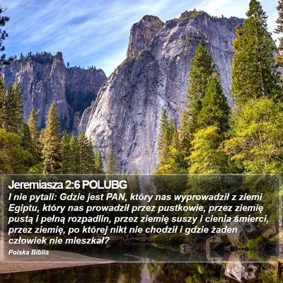 Jeremiasza 2:6 POLUBG Bible Verse Image