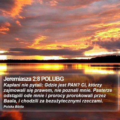 Jeremiasza 2:8 POLUBG Bible Verse Image