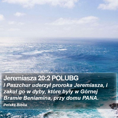 Jeremiasza 20:2 POLUBG Bible Verse Image