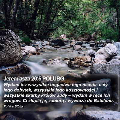Jeremiasza 20:5 POLUBG Bible Verse Image