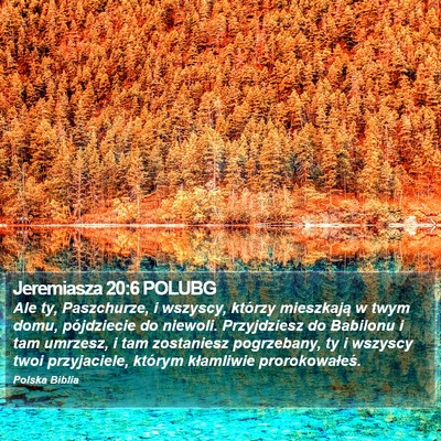 Jeremiasza 20:6 POLUBG Bible Verse Image