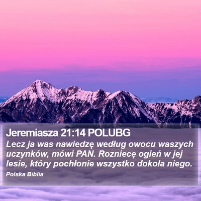 Jeremiasza 21:14 POLUBG Bible Verse Image