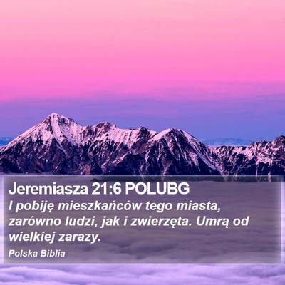 Jeremiasza 21:6 POLUBG Bible Verse Image