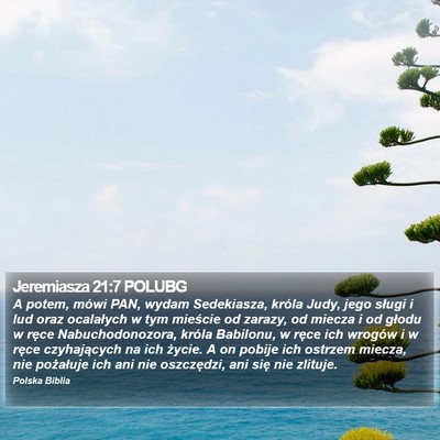 Jeremiasza 21:7 POLUBG Bible Verse Image