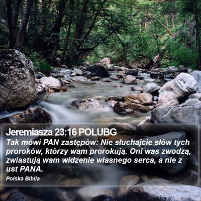 Jeremiasza 23:16 POLUBG Bible Verse Image