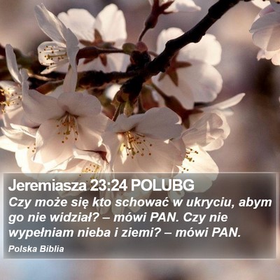 Jeremiasza 23:24 POLUBG Bible Verse Image