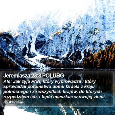 Jeremiasza 23:8 POLUBG Bible Verse Image