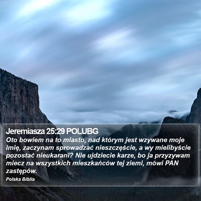 Jeremiasza 25:29 POLUBG Bible Verse Image