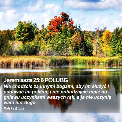 Jeremiasza 25:6 POLUBG Bible Verse Image