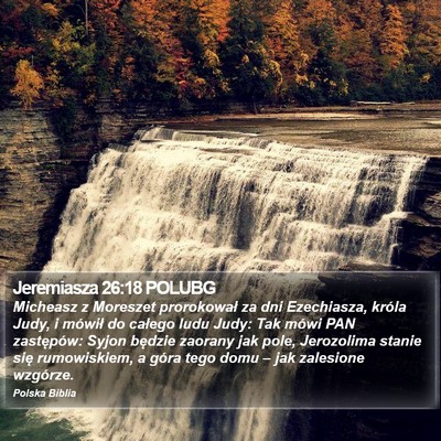Jeremiasza 26:18 POLUBG Bible Verse Image