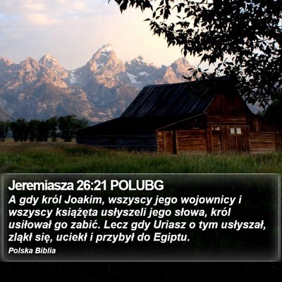 Jeremiasza 26:21 POLUBG Bible Verse Image