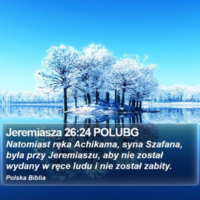Jeremiasza 26:24 POLUBG Bible Verse Image