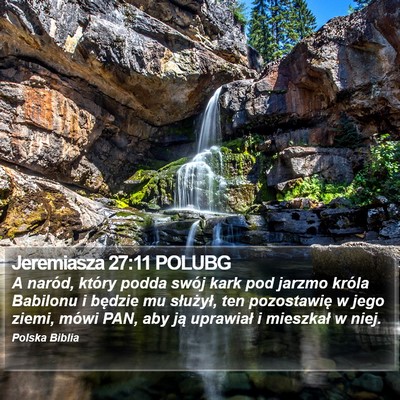 Jeremiasza 27:11 POLUBG Bible Verse Image