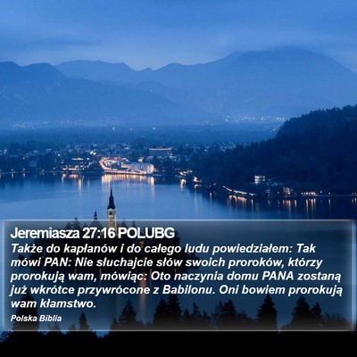 Jeremiasza 27:16 POLUBG Bible Verse Image