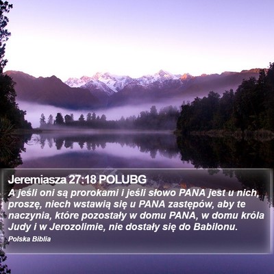 Jeremiasza 27:18 POLUBG Bible Verse Image