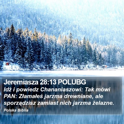 Jeremiasza 28:13 POLUBG Bible Verse Image