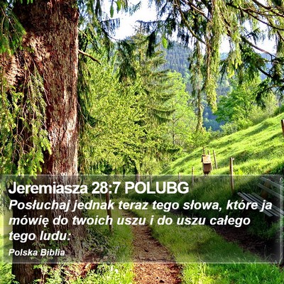 Jeremiasza 28:7 POLUBG Bible Verse Image