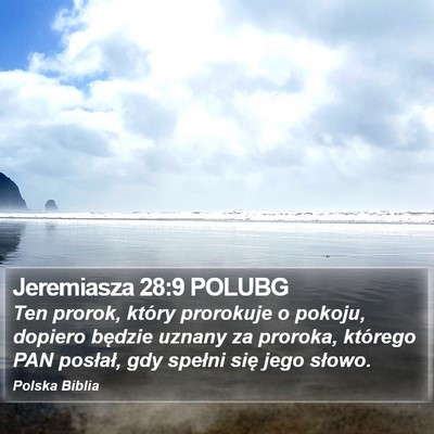 Jeremiasza 28:9 POLUBG Bible Verse Image