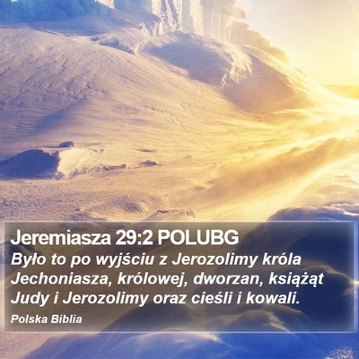 Jeremiasza 29:2 POLUBG Bible Verse Image