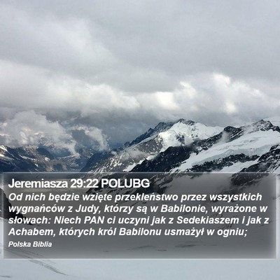 Jeremiasza 29:22 POLUBG Bible Verse Image